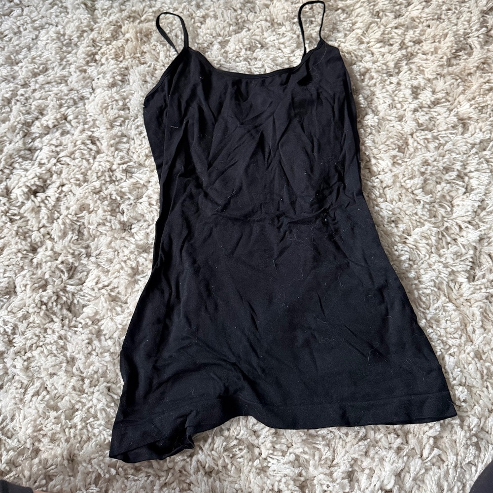 Stylish black Chic Black athletic workout women’s lightning tight tank top Spagh